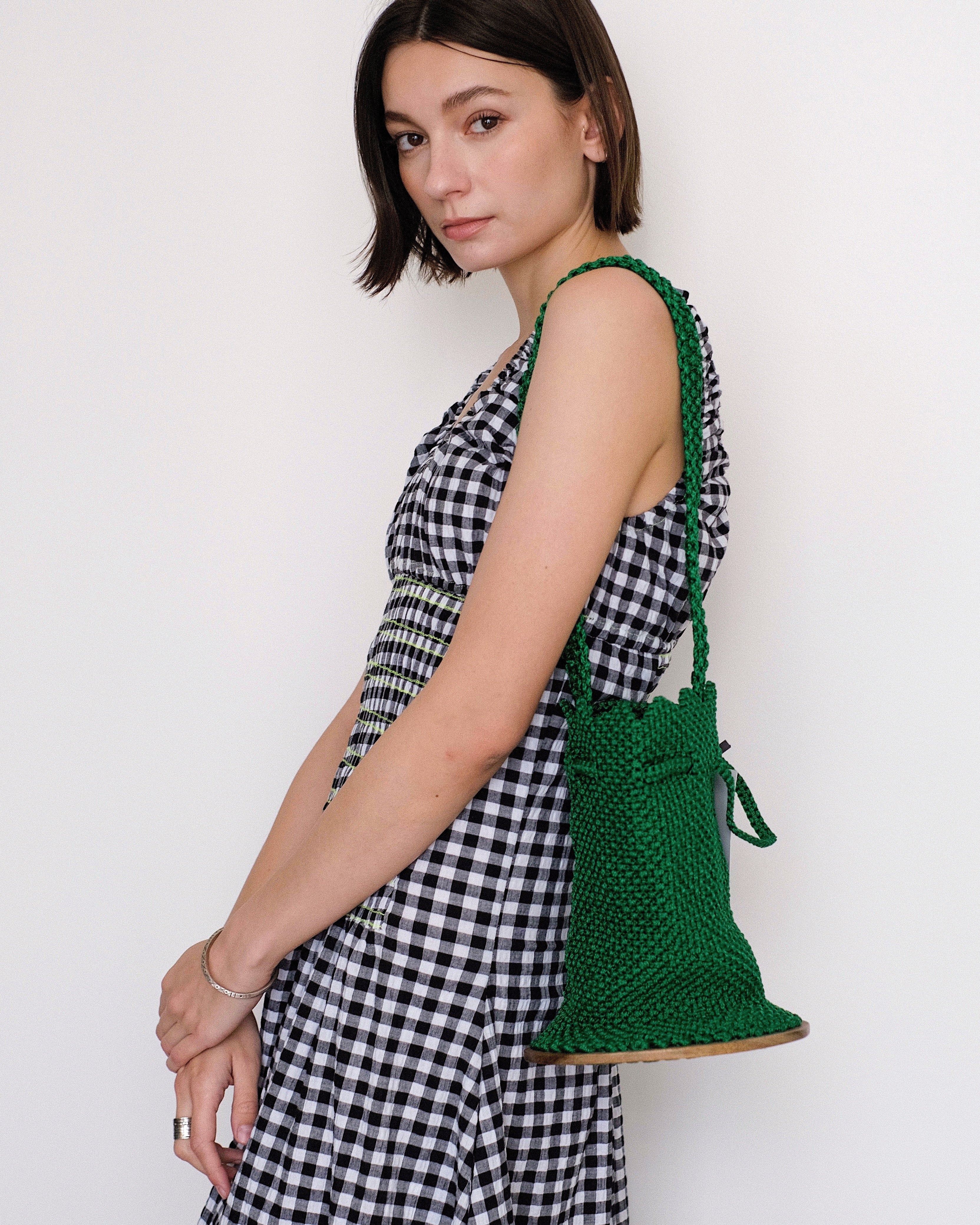 Toit Volant Bella Dress in Gingham F U G G I A M O Toit Volant Bella Dress in Gingham F U G G I A M O