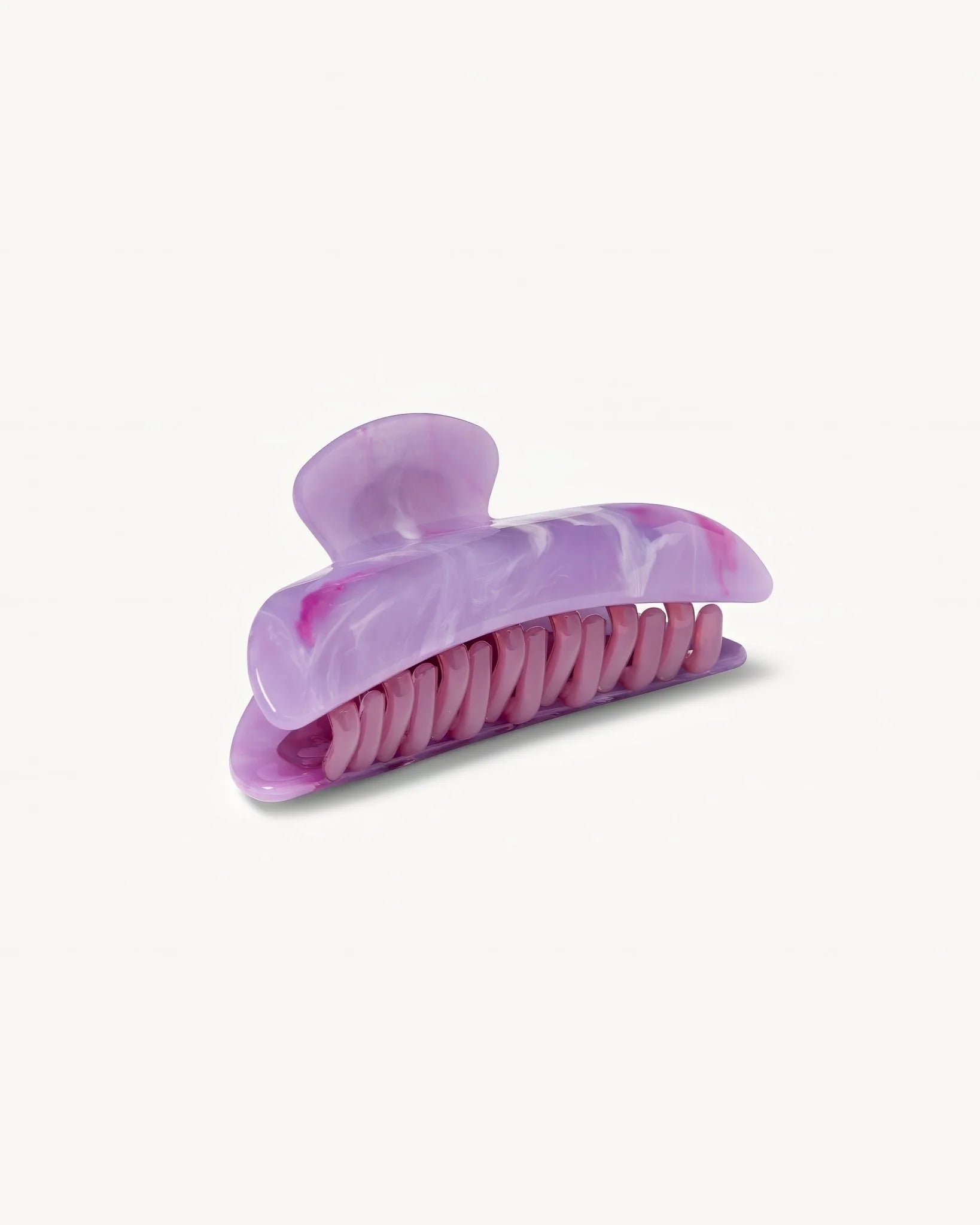 Machete Midi Acetate Hair Claw in Orchid