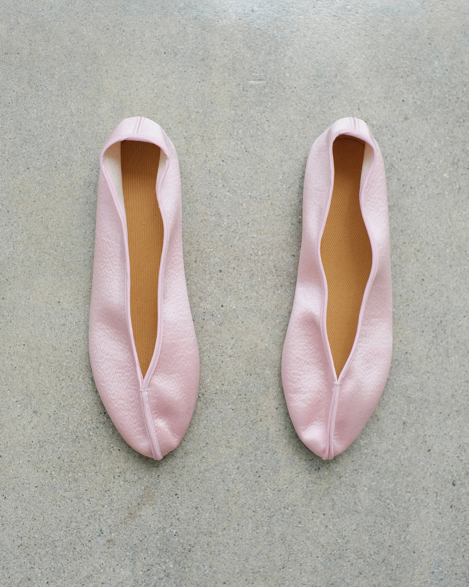 Wax Apple Theater Shoe in Pink Satin