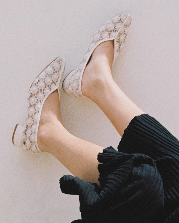 About Arianne Embroidered Gina Pump 