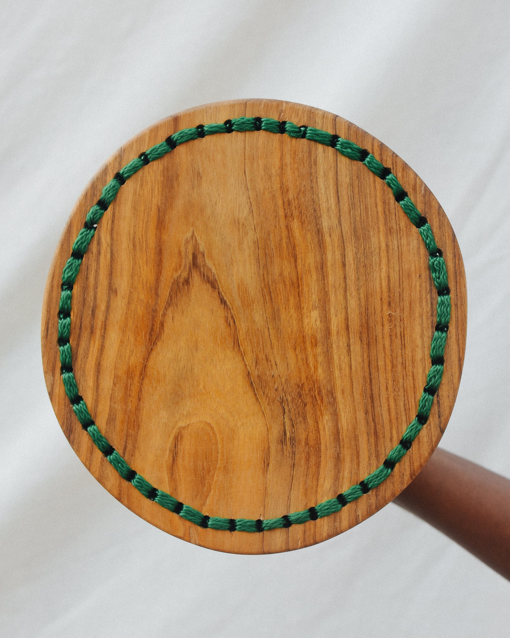 Kayadua Agudie Handbag in Green Crochet