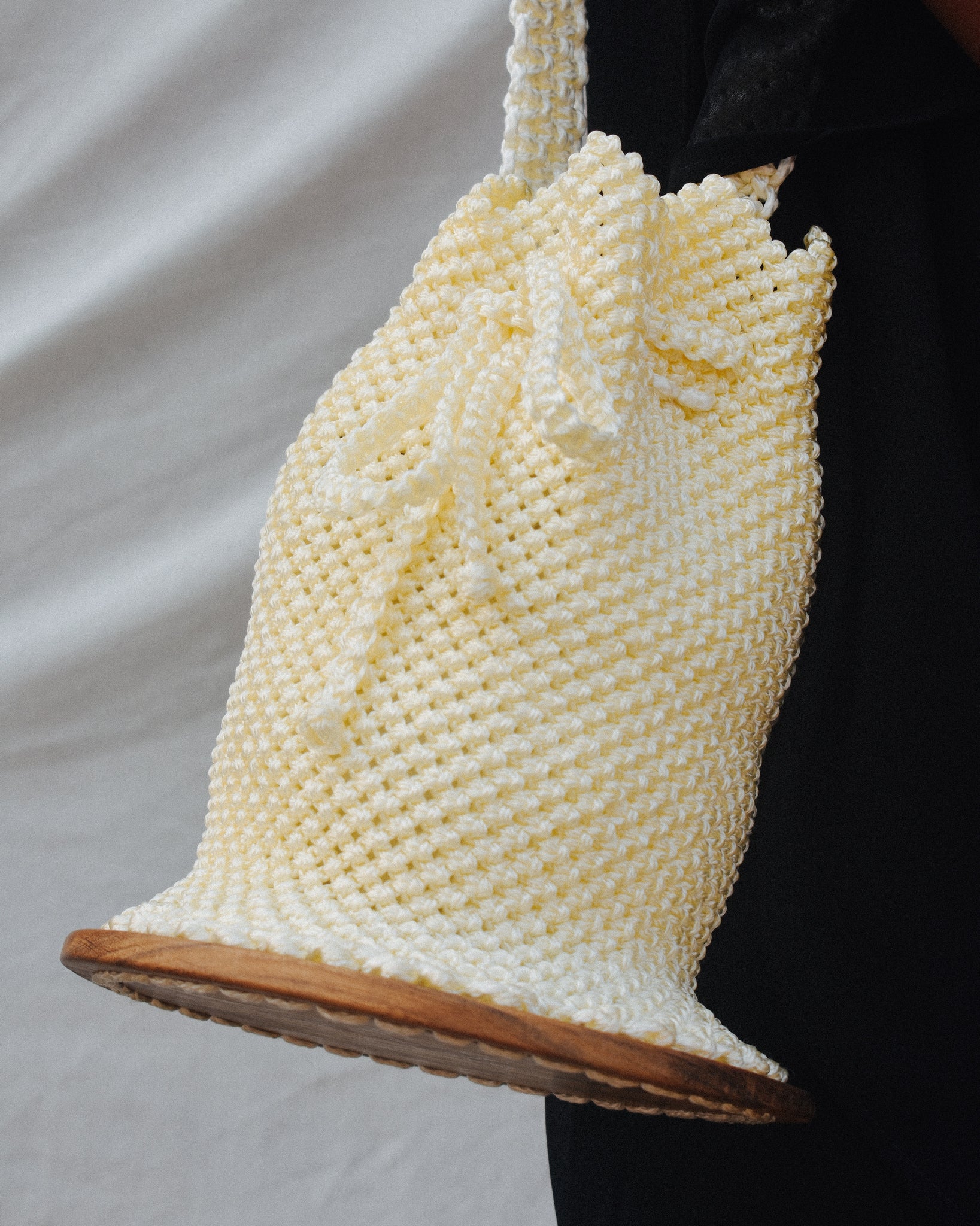 Kayadua Crochet Agudie Bag in Natural 