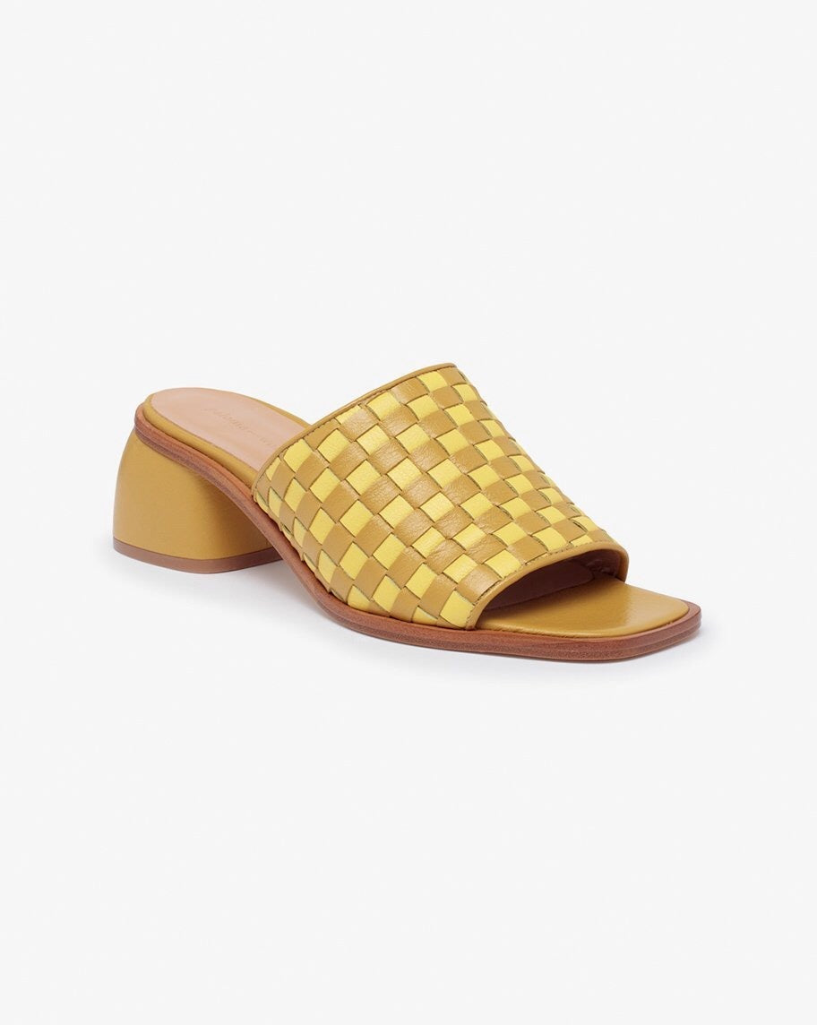 Paloma Wool Chess Heel in Olive 