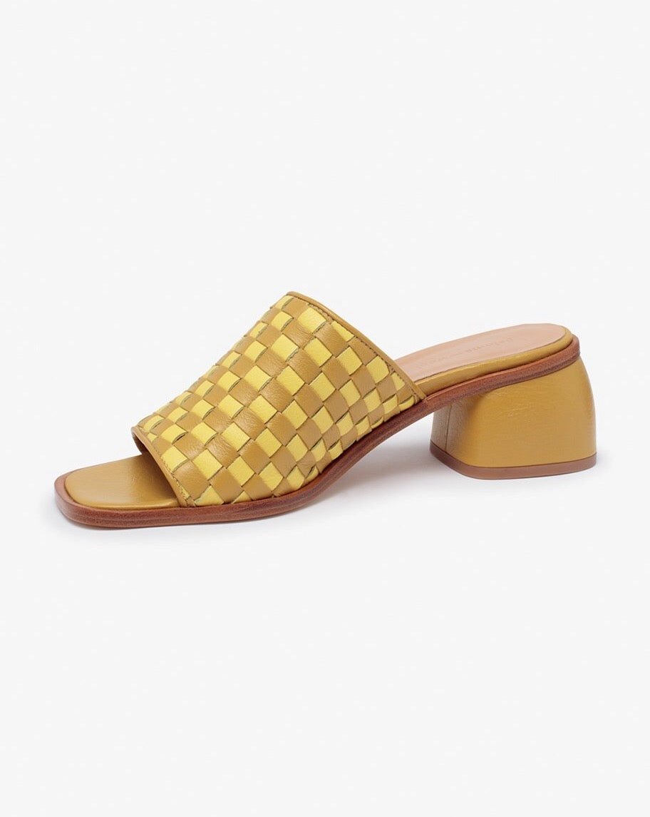Paloma Wool Chess Heel in Olive 