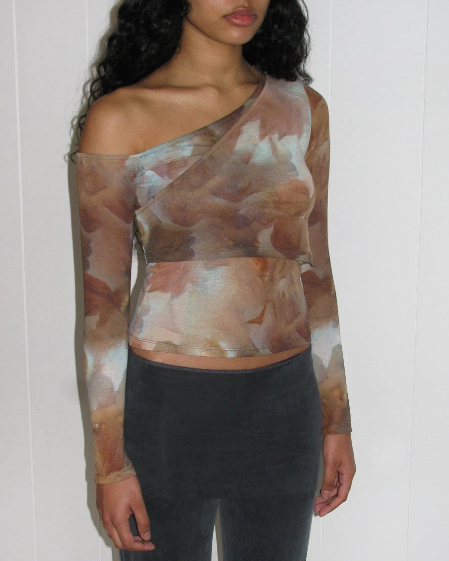 Paloma Wool Asymmetric Layered Cupid Top 