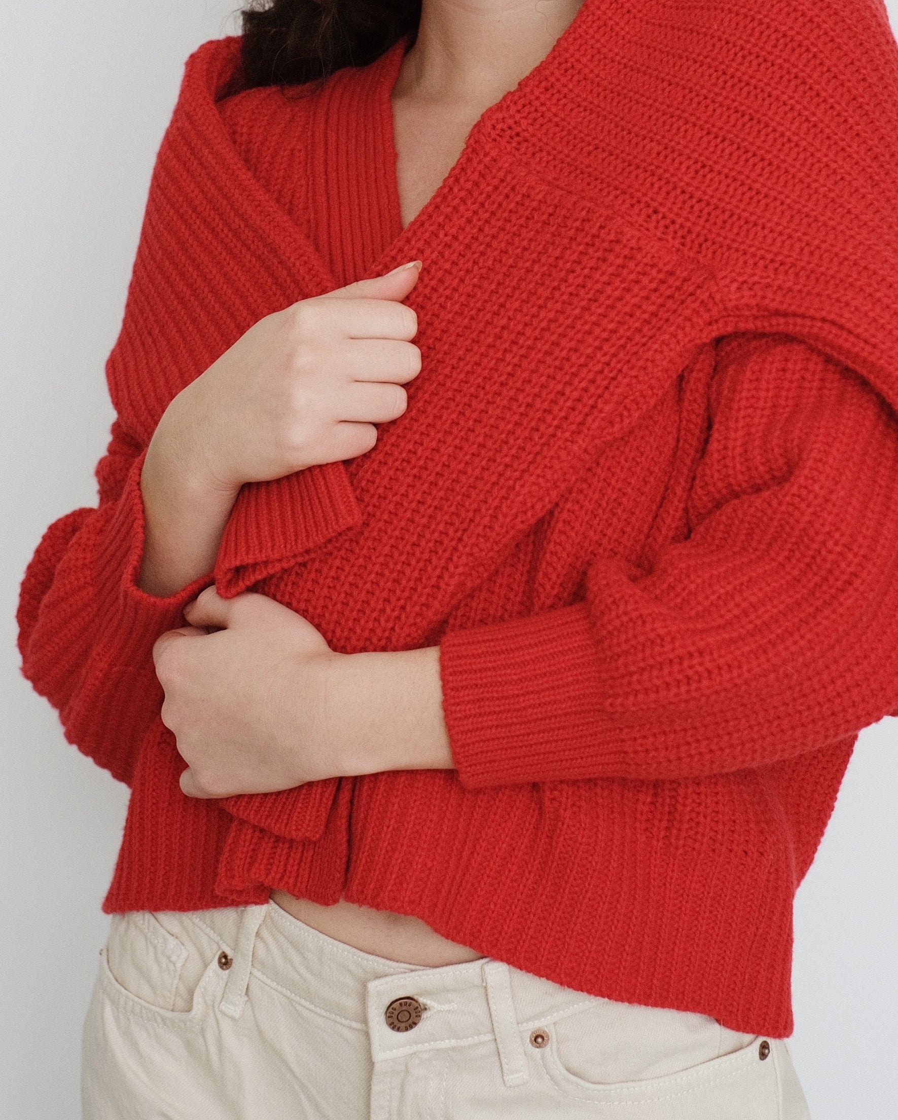 CAMINO Sitt Golgi Knit Cardigan レッド WOOL KNIT CARDIGAN – THE SHOP YOHJI YAMAMOTO