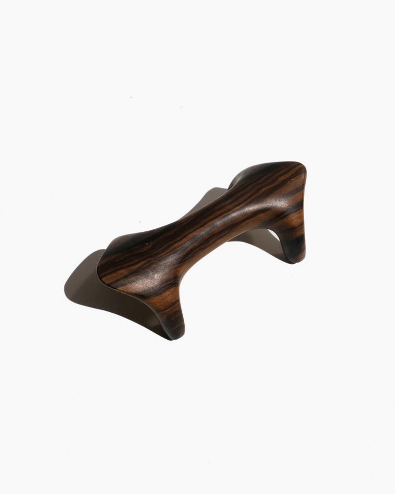 The Wax Apple Ebony Wood Bear Body Massager